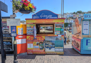 Our Brixham Information Kiosk - Halfway Between The Golden Hind Ship and Rockfish Restaurant